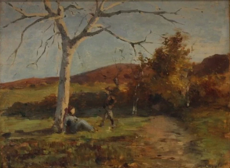 Paesaggio con figure 1